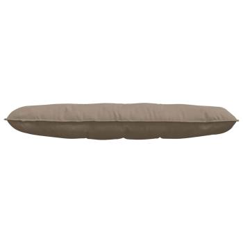 Rückenkissen Taupe 140 x 50 cm Mikrofaserstoff