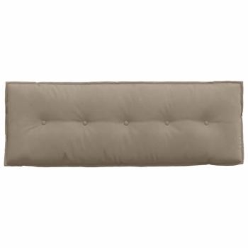 Rückenkissen Taupe 140 x 50 cm Mikrofaserstoff