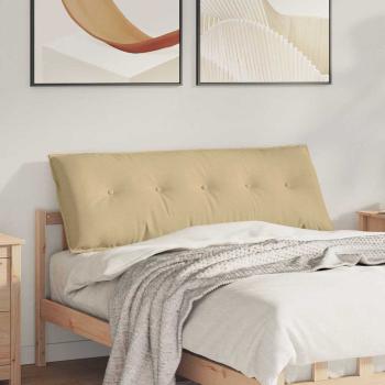 ARDEBO.de - Rückenkissen Grau-Grün 140 x 50 cm Cordstoff