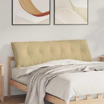 ARDEBO.de - Rückenkissen Grau-Grün 160 x 50 cm Cordstoff