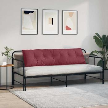 Rückenkissen Weinrot 180 x 19 x 50 cm Stoff