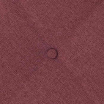 Rückenkissen Weinrot 180 x 19 x 50 cm Stoff