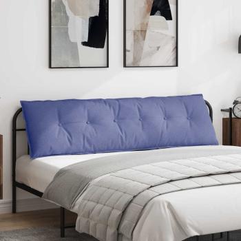 ARDEBO.de - Rückenkissen Jeans blau 180 x 19 x 50 cm Stoff