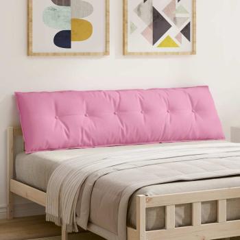 ARDEBO.de - Rückenkissen Rosa 180 x 19 x 50 cm Stoff