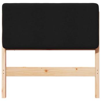 Gepolstertes Kopfteil mit Kopfteil Braun und Schwarz 80 cm