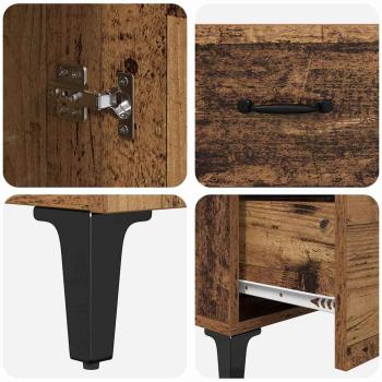 Sideboard Altholz 69,5 x 34 x 90 cm Holzwerkstoff