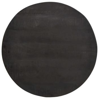 Nesting-Couchtische 3 pcs Schwarz Massivholz Mango und Stahl