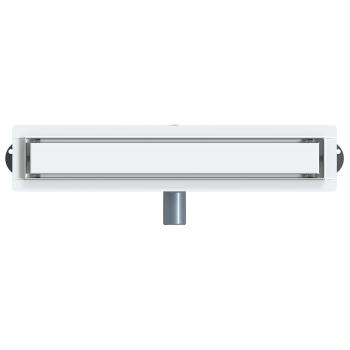 Duschablauf 2-in-1 mit 360° Siphon Silber 50 cm Edelstahl 304