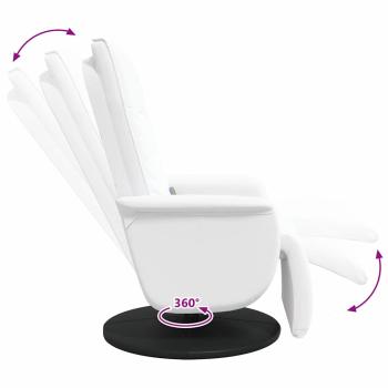 Massage Relaxsessel Weiß 71 x 90 x 105 cm PVC