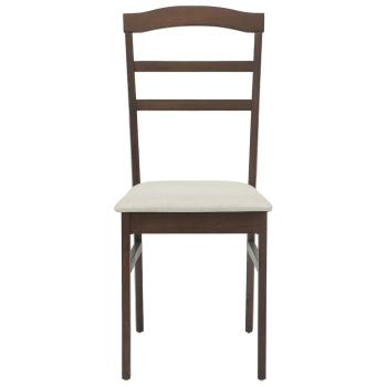 Esszimmerstuhl 2 pcs Hellbraun und hell Massivholz