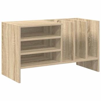 Schallplattenschrank mit Regal Sonoma-Eiche 78,5 x 35 x 45 cm