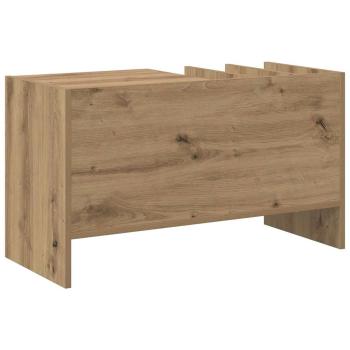 Schallplattenschrank mit Regal Artisan-Eiche 78,5 x 35 x 45 cm