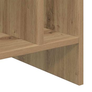 Schallplattenschrank mit Regal Artisan-Eiche 78,5 x 35 x 45 cm