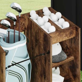 Golf Schrank Mit Rad Uni Geräucherte Eiche 65 x 45 x 98 cm