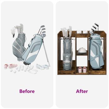 Golf Schrank Uni Geräucherte Eiche 65 x 45 x 98 cm