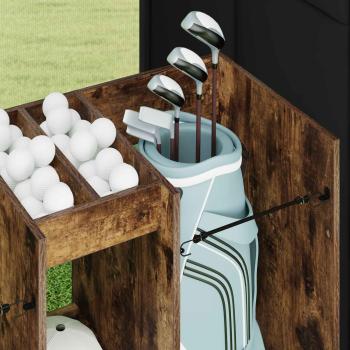 Golf Schrank Uni Geräucherte Eiche 65 x 45 x 98 cm