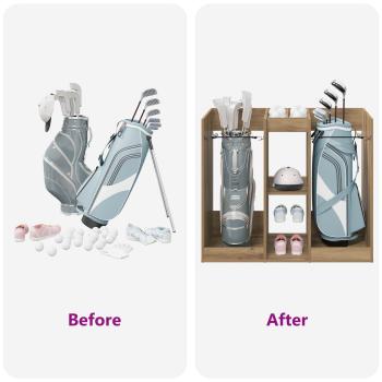 Golf Schrank Uni Artisan-Eiche 102 x 45 x 85,5 cm