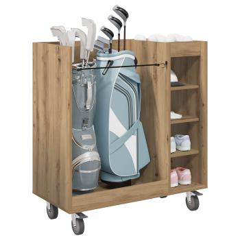 Golf Schrank Mit Rad Uni Artisan-Eiche 65 x 45 x 98 cm