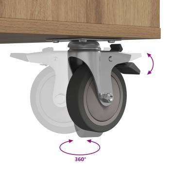 Golf Schrank Mit Rad Uni Artisan-Eiche 120 x 45 x 98 cm