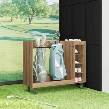 Golf Schrank Mit Rad Uni Artisan-Eiche 120 x 45 x 98 cm