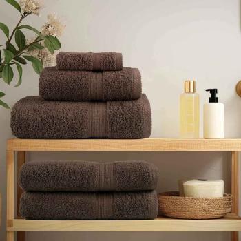 ARDEBO.de - Waschlappen SOLUND Braun Baumwolle