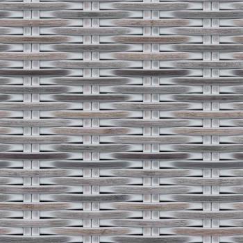 Sitzbank mit Stauraum Weiß gewaschen 110 x 40 x 50 cm Rattan