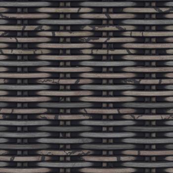 Sitzbank mit Stauraum Schwarz gewaschen 110 x 40 x 50 cm Rattan