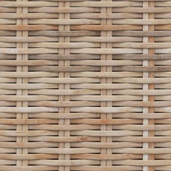 Sitzbank mit Stauraum mit Kissen Natur 110 x 40 x 50 cm Rattan