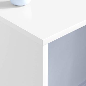 Wandtisch Wandmontiert Weiß 100 x 45 x 30 cm Holzwerkstoff