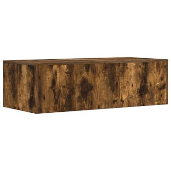 Wandtisch Geräucherte Eiche 100 x 45 x 30 cm Holzwerkstoff