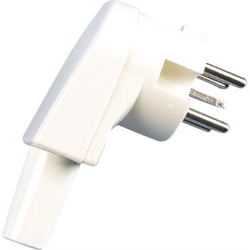 ABL-SURSUM Perilex Winkelstecker, weiß 3-pol.+N+PE, 16A, 230/400V