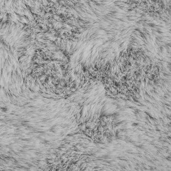 Kunstfell Hasen Teppich Olite Grau 100 x 200 cm Polyester