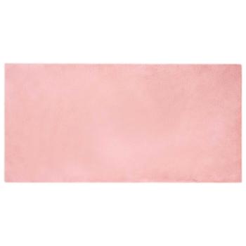 Kunstfell Hasen Teppich Olite Rosa 100 x 200 cm Polyester