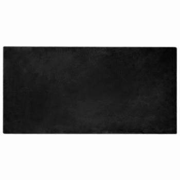 Kunstfell Hasen Teppich Olite Schwarz 100 x 200 cm Polyester
