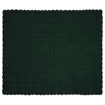 Kunstfell Kaninchenfell Decke Dunkelgrün 240 x 270 cm Polyester