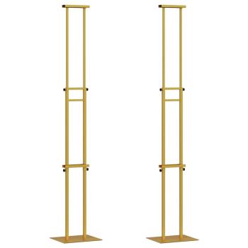 Messestände 2 pcs Gold 30 x 24 x 208 cm Eisen