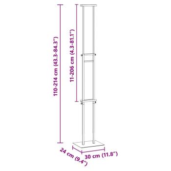 Messestände 2 pcs Gold 30 x 24 x 208 cm Eisen