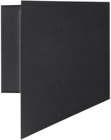 Nordlux Nico Square Wandleuchte, Downlight, GU10, IP54, dimmbar, schwarz (2518451003)