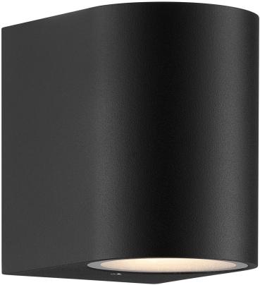 ARDEBO.de Nordlux Dion Single Wandleuchte, GU10, 25W, IP44, schwarz (2518001003)