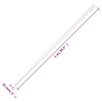 Installationsrohre mit Clips Ø25 mm 10 m PVC