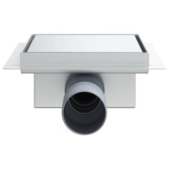 2 in 1 Duschablauf Silber 15 x 15 cm Edelstahl 304