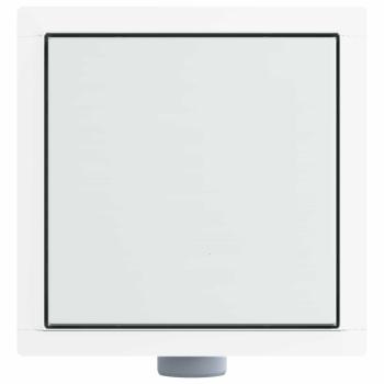 2 in 1 Duschablauf Silber 20 x 20 cm Edelstahl 304