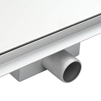 2 in 1 Dreiecks-Duschabfluss Silber 25 x 25 cm Edelstahl 304