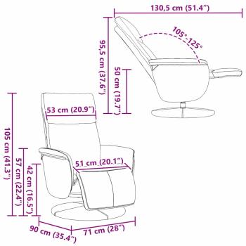 Massage Relaxsessel Schwarz 71 x 90 x 105 cm Kunstleder