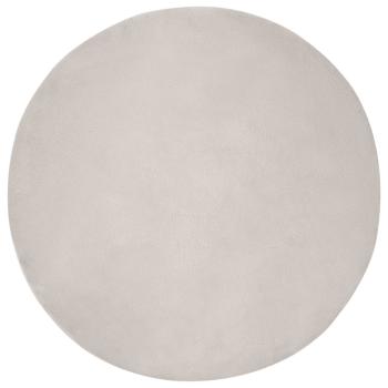 Kunstfell Hasen Teppich Olite Beige Ø 100 cm Polyester