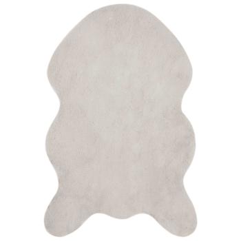 Kunstfell Hasen Teppich Olite Beige 50 x 80 cm Polyester
