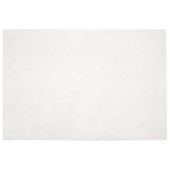 Kunstfell Hasen Teppich Olite Creme 160 x 230 cm Polyester