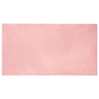 Kunstfell Hasen Teppich Olite Rosa 60 x 110 cm Polyester
