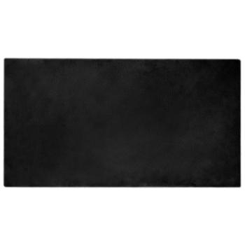 Kunstfell Hasen Teppich Olite Schwarz 60 x 110 cm Polyester