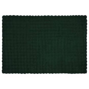 Kunstfell Kaninchenfell Decke Dunkelgrün 150 x 220 cm Polyester